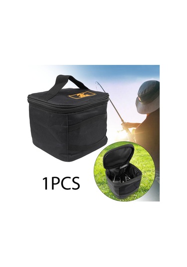 Suntek Balıkçılık Reel Saklama Çantası Fermuar Açık Siyah