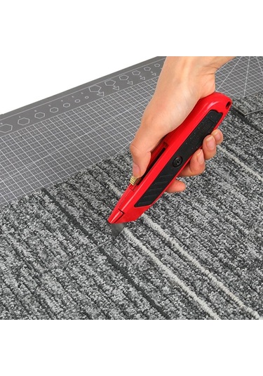 Workpro Wp213005 Alüminyum Gövde Geri Çekilebilir Rötuş Maket Bıçağı + 3 Adet Yedek Bıçak Fr Wp213005