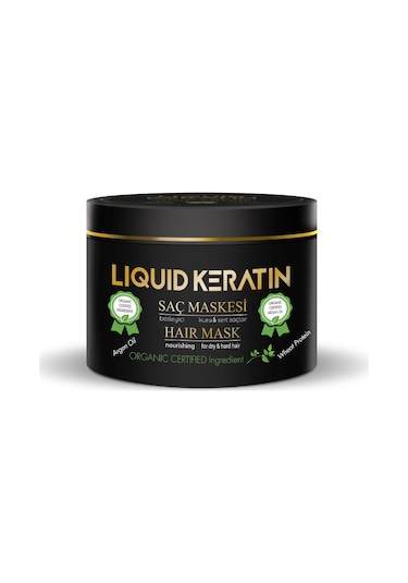Liquid Keratin Organik Saf Keratinli Saç Maskesi 250 ML