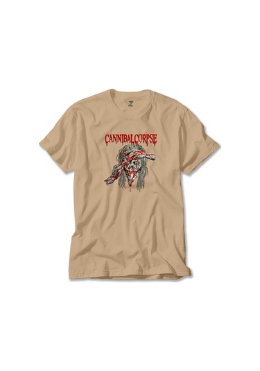 Cannibal Corpse Eyes Krem Tişört Krem