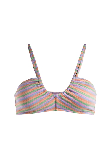 Roxy Wavy Strıpe Fashıon Bralette Xnbm Çok Renkli