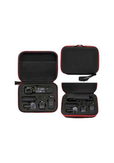 Sones Djı Osmo Pocket 3 Saklama Çantası Cep Kamera El Çantası Siyah Kabuk Siyah İç