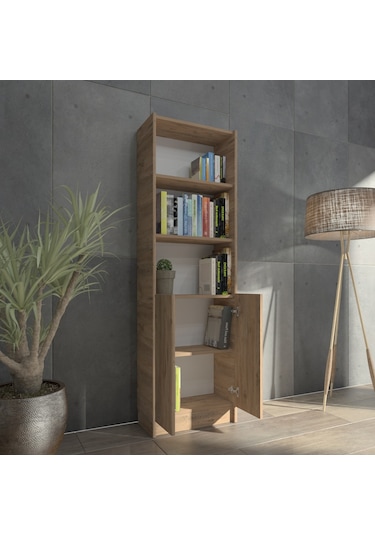 Kuta Flat56 Kitaplık 2 Kapaklı Kütüphane Çok Amaçlı Dolap (498404075)