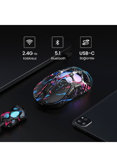 Gravastar Mercury V75 Pro Hall Effect, Rapid Trigger 8.000 Hz Kablolu Manyetik Klavye + Xpro 32.000 Optik