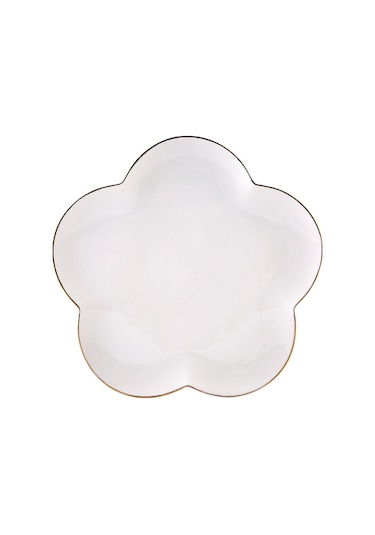 Emsan 6 Kişilik 32 Parça Çiçek Kahvaltı Takımı Beyaz