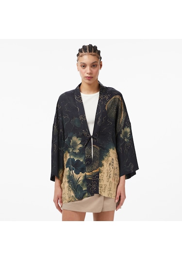Unıted4 Unisex Siyah Kimono Tıgor 2800282