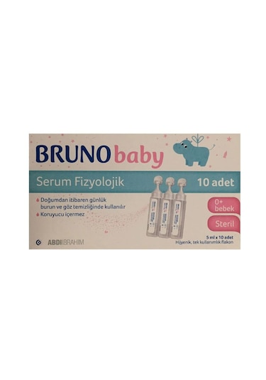 Bruno Baby Serum Fizyolojik Damla 10 x 5 ML