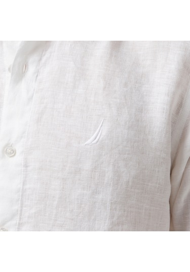 Nautica Erkek Beyaz Classic Fit Gömlek Düz W55101t Beyaz