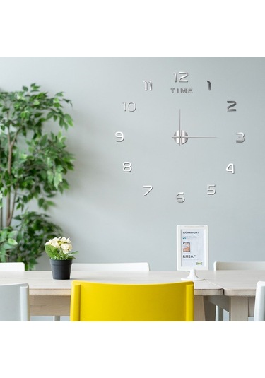 Tenfowee Akrilik Gündüz/gece Görünür Sessiz Saat - Modern Dekoratif Duvar Saati 40cm Gümüş Renk - Dıy Montajlı Toptan Satış Çok Renkli Tenfowee Akrilik Gündüz/gece Görünür Sessiz Saat - Modern Dekoratif Duvar Saati 40cm Gümüş Renk - Dıy Montajlı Toptan Satış Çok Renkli