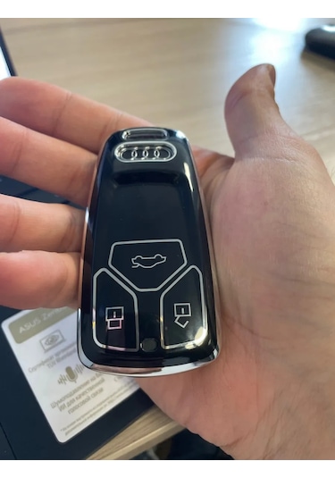 T-carbon Audi Audi İçin Silikon Anahtar Kılıfı A4 A5 A6 Q3 Q5 Q7 Q8 222754152