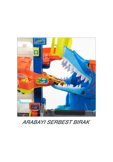 Hot Wheels Köpek Balığından Kaçış Oyun Seti HDP06