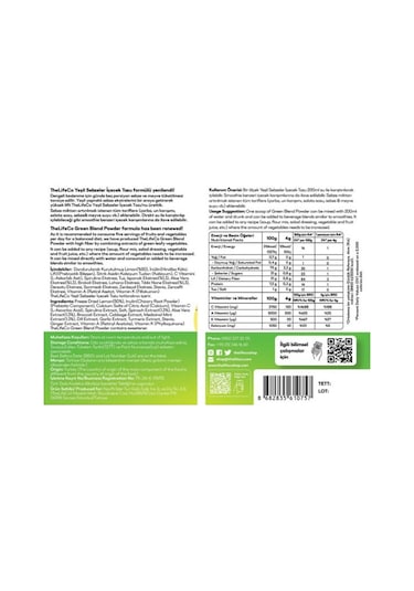 TheLifeCo Lemon Cayenne & Green Blend & Limonlu Çilekli Psyllium