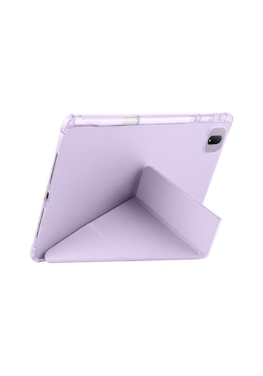 Honor Magic Pad 2 Uyumlu Kalem Bölmeli Uyku Modlu Standlı Trifolding Tablet Kılıfı Kılıf