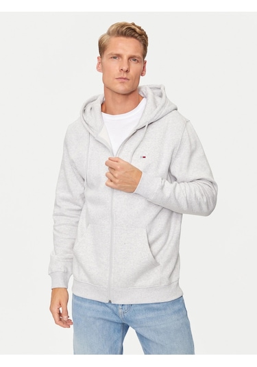 Tommy Hilfiger Tommy Hılfıger Erkek Sweatshırt Dm0dm20743-pj4 Gri