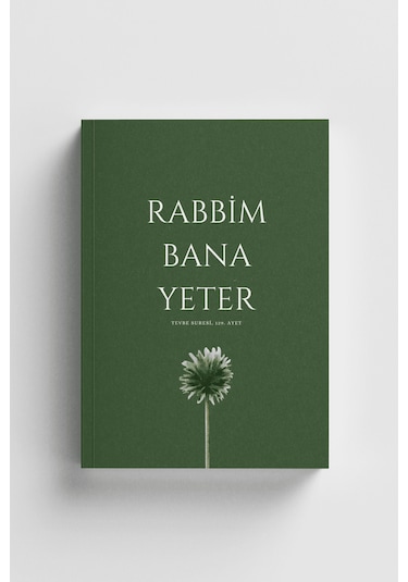 Rabbim Bana Yeter İslami Defter Ayet-hadisli Çok Renkli