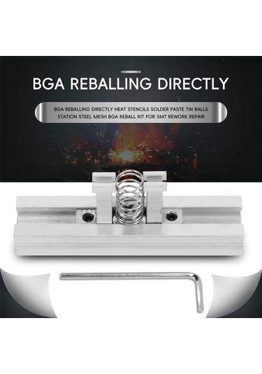 Bga Reballing Doğrudan Isı Şablonları Lehim Kiti Smt Yeniden İşleme Onarımı İçin