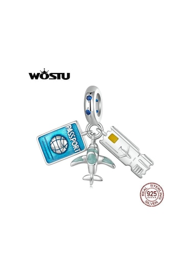 Wostu 925 Ayar Gümüş Seyahat Mavi Toprak Uçak Charms Cruise Gemisi Boncuk Sıcak Hava Balonu Kolye Fit Dıy Bilezik Kolye Gümüş Wostu 925 Ayar Gümüş Seyahat Mavi Toprak Uçak Charms Cruise Gemisi Boncuk Sıcak Hava Balonu Kolye Fit Dıy Bilezik Kolye Gümüş