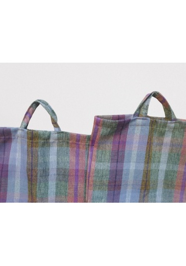 Bengi Pazar Çantası 2 Adet Döşemelik Kumaş Desenli 30 Kg Taşıma (501132518)