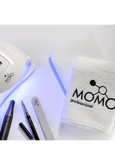 Momo Professional Nakışlı Beyaz Havlu 30 50 Beyaz