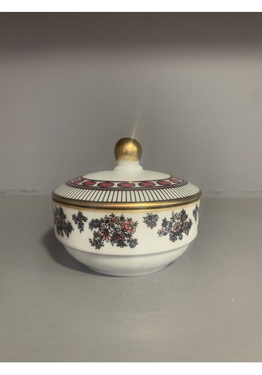 Fermato Porselen Kapaklı Şekerlik Apollo Serisi Çok Renkli