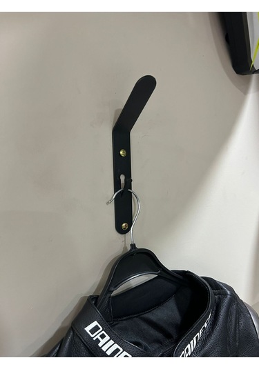 Premium Metal Kask Ve Ceket Askılığı Modern Duvar Askı Sistemi