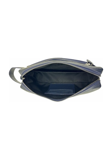 Çanta Yurdu Hakiki Deri Ca251 Dopp Kit El Çantası Lacivert Lacivert