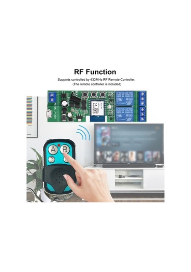 Dancemonkey Tuya 2ch Wifi Röle Modülü, Akıllı Zamanlama İle Uyumlu Alexa/google Home