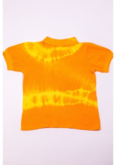 Erkek Çocuk Tshirt Polo Yaka A27 Turuncu