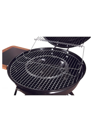 Küre Kömürlü Mangal Krom Izgara 80x70x94 Cm Tekerlekli Barbekü