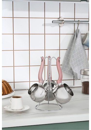 Karaca Fleva 3'lü Cezve Takımı Rose