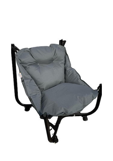 Pufumo Asma Minderli Bahçe Sandalyesi Gri