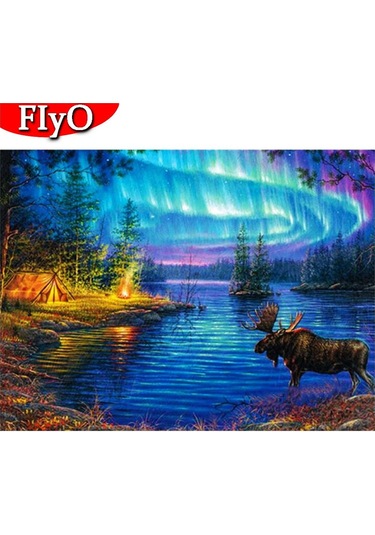 Mor 5d Dıy Elmas Boyama Aslan Tam Matkap Kare Mozaik El Yapımı Hediye Nakış Hayvan Ev Dekorasyon 30x40cm