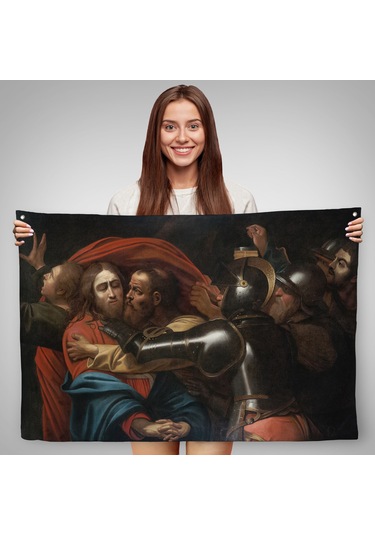 Caravaggio -isanın İnişi Duvar Örtüsü - The Taking Of Christ-7146