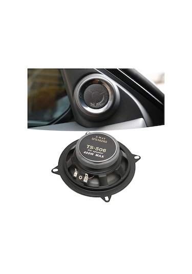 Geeroyoo 400w Maksimum Güç 5 İnç Orta Frekanslı Oto Hoparlörü, 4 Ohm 93db Duyarlılık, Siyah Dış Mıknatıslı Oto Ses Sistemi Modifikasyonu