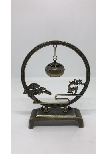 Lebron Ağaç Motifli Metal Tütsülük