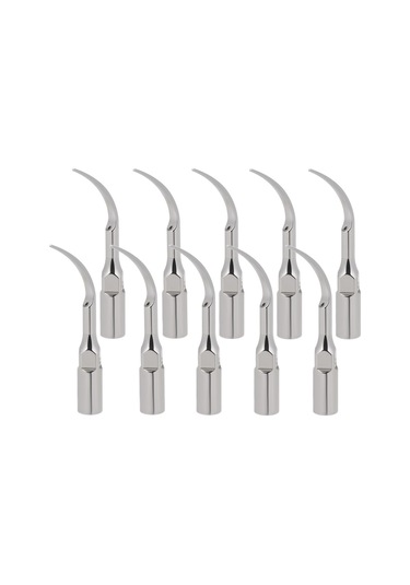 Wezone Ems Woodpecker İçin 10 Adet Paslanmaz Çelik Diş Ultrasonik Skaler Başlığı P1 Modeli