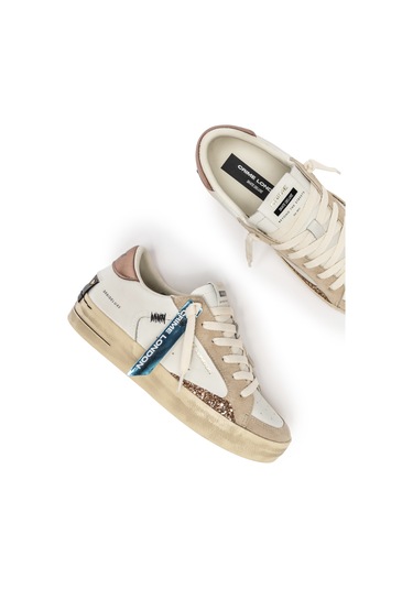 Sneaker Günlük Kadın 25100aa8 Crime London Sk8 Deluxe White Beyaz