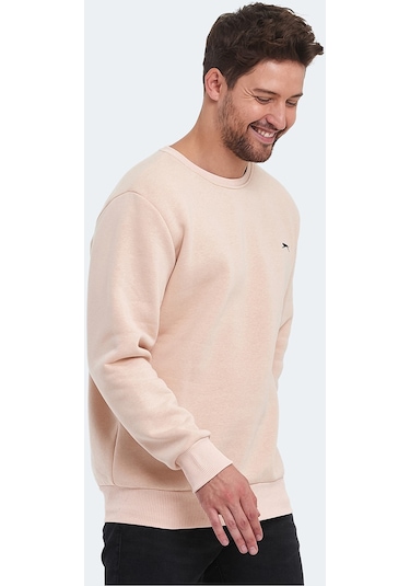 Slazenger KORAL IN Erkek Sweatshirt Bej