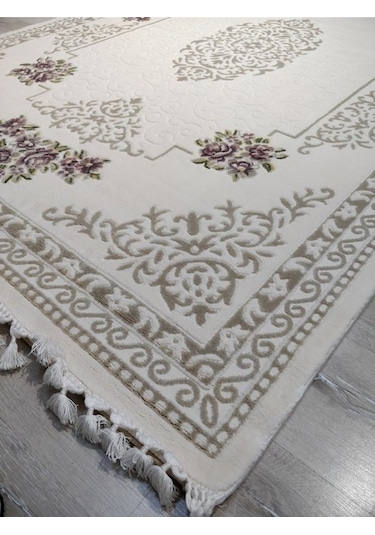 Halı Sarayı Samira 12814r Krem 125x180 Cm Salon Halısı