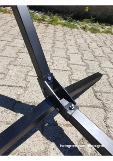 Metal Hamak Ayağı Hamak Standı Hamak Askısı Siyah