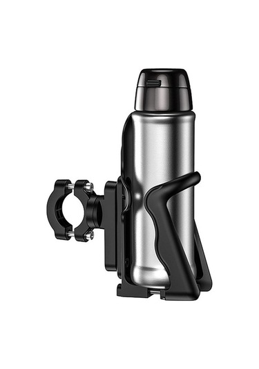 Pazly Bisiklet Su Şişesi Tutucu Dönen Motosiklet İçecek Montaj Kafesi Siyah Siyah