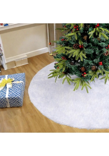 Suntek Yatak Odası Ev Kapısı İçin Peluş Yılbaşı Ağacı 90 Cm