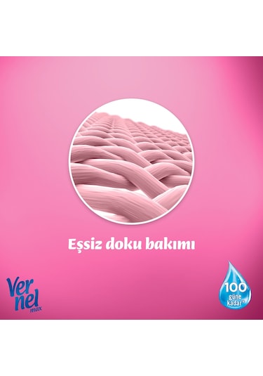 Vernel Max Konsantre Çamaşır Yumuşatıcı Taze Gül 2 x 1440 ML