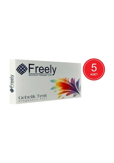 Freely Hızlı Gebelik Testi 1 Test x 5 Paket