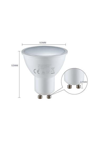 Akıllı Plafonyer Led Wifi Kapalı Kablosuz Spot 2800k-6200k Rgb Renkli Beyaz