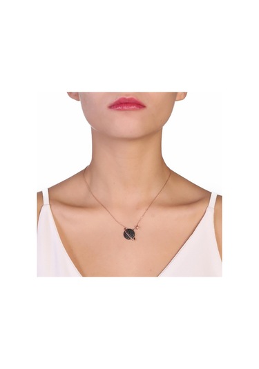 Gezegen Gümüş Kolye, Sanroza Gümüş Kolye, Gümüş Kolye, Kolye (261635546)