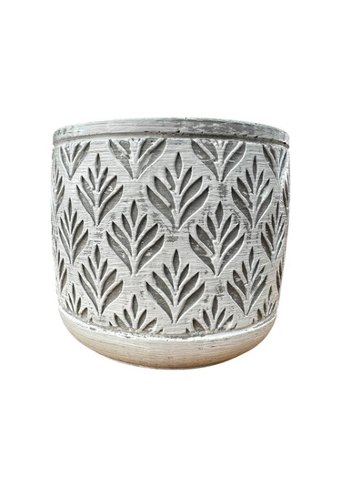 Bitki Tasarımı Ev Dekorasyon Gri Lotus Beton Saksı Çiçeklik Saksılık