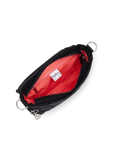 Kipling Kıplıng Aras Küçük Boy Omuz Çantası Siyah Cosmıc Black Ql Siyah