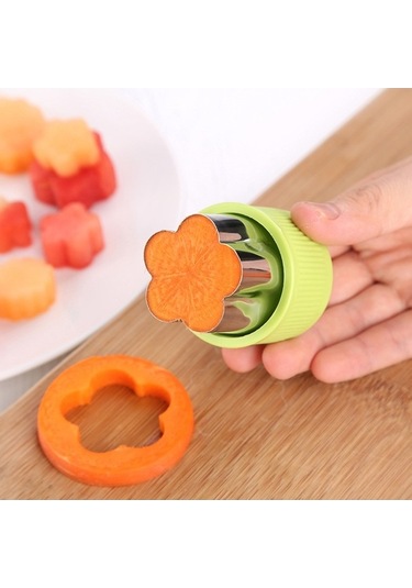 Cbtx 8'li Paslanmaz Çelik Meyve Sebze Kesme Kalıpları Kelebek Yama Kabartmalı Gri