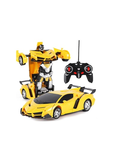 Uzaktan Kumandalı Robota Dönüşebilen Araba - 360 Derece Rotasyon